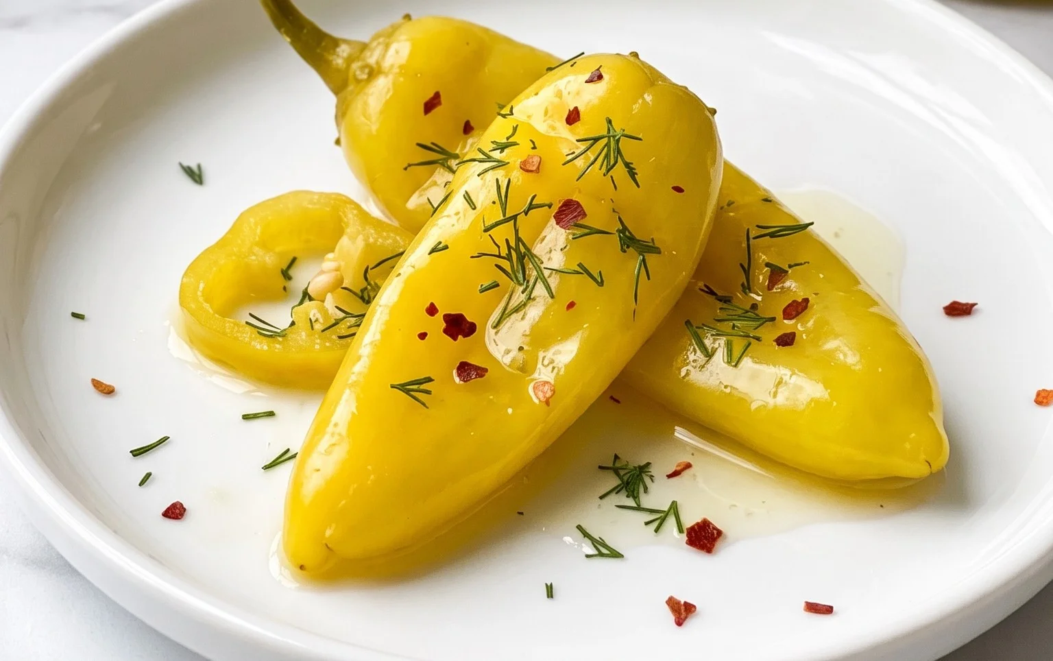 Sweet Pickled Banana Peppers